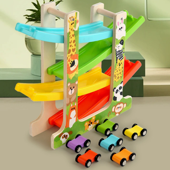Wooden Car Slide