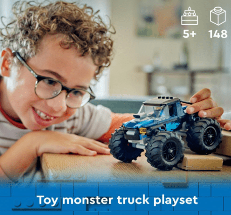 LEGO City Blue Monster Truck - Toy Emporium