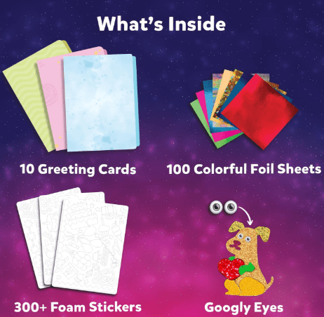 Peel and Press Foil Fun - Card Making Set - Toy Emporium