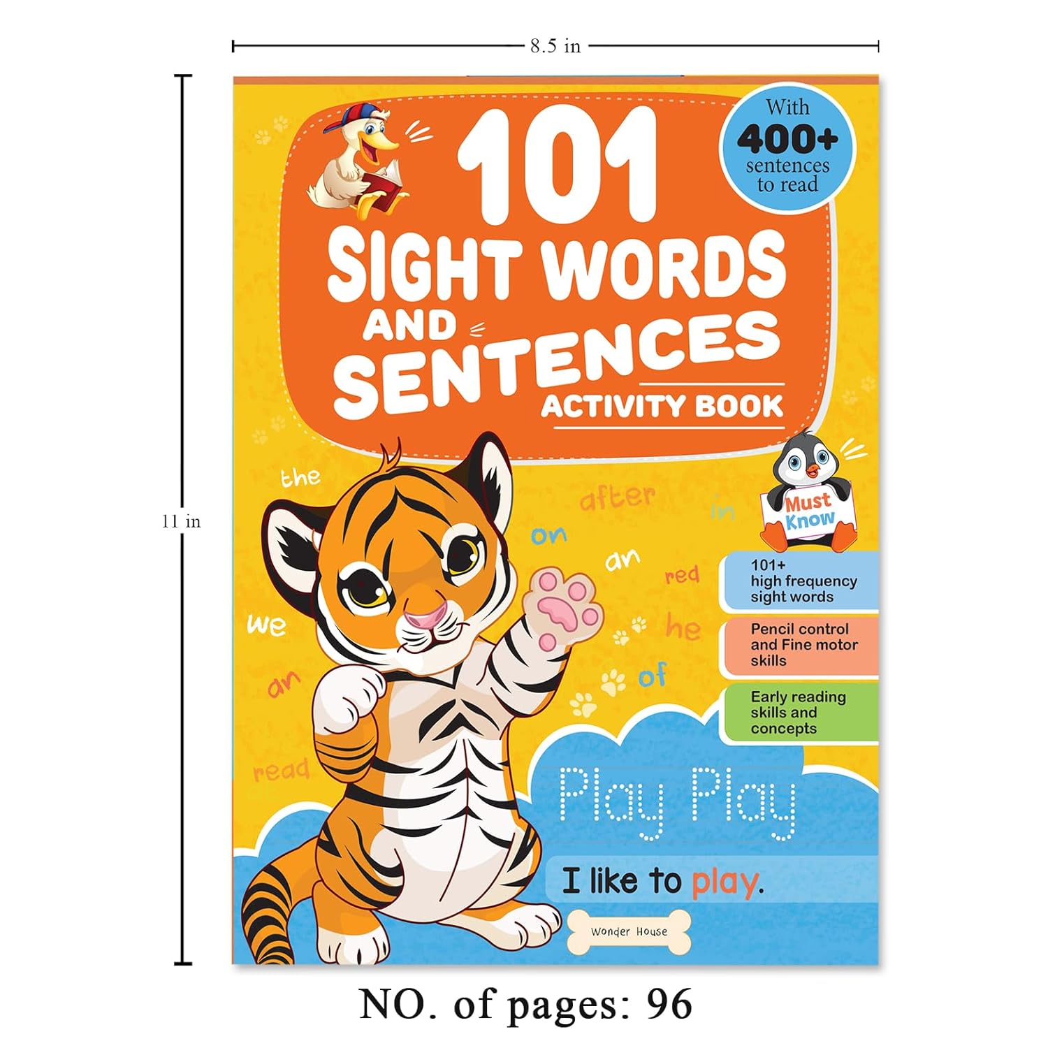 101 Sight words and Sentences Activity Books - Toy Emporium