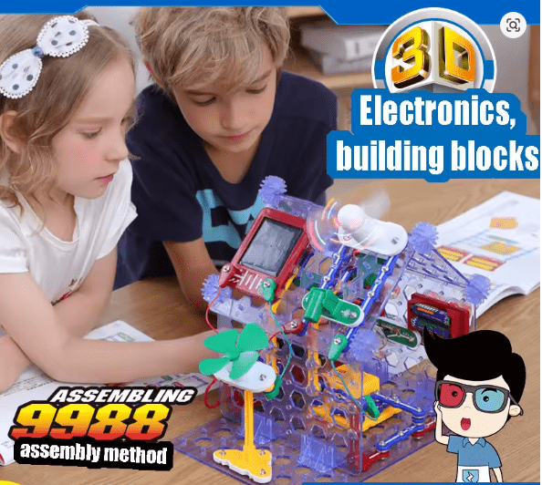 156pc Electronic Building Blocks ( Circuit Board) - Toy Emporium