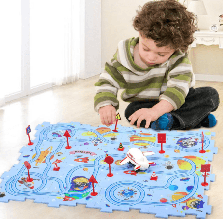 25pc Puzzle Rail Car - Toy Emporium