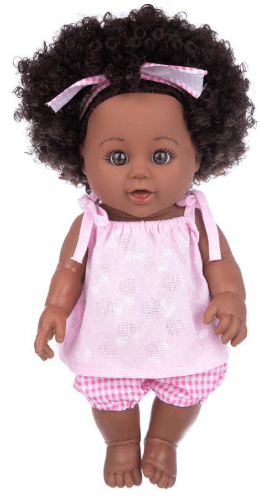 30cm African Vinyl Doll - Toy Emporium