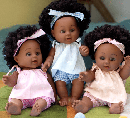 30cm African Vinyl Doll - Toy Emporium