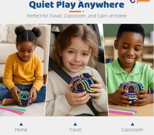 3D Sensory Activity Cube - Toy Emporium