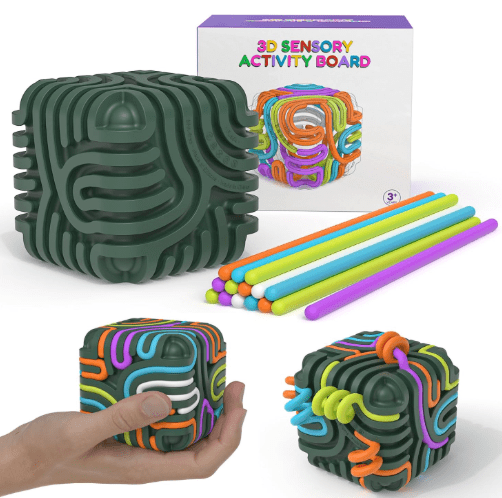 3D Sensory Activity Cube - Toy Emporium