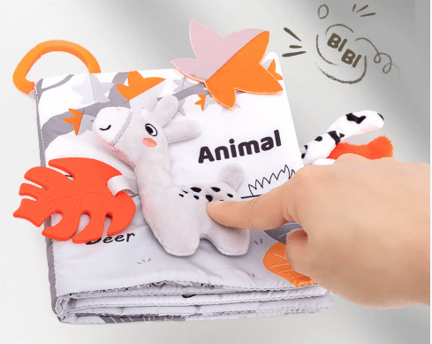 3D Teether Cloth Book - Toy Emporium