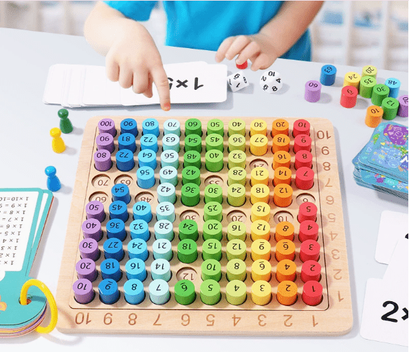 3in1 Multiplication Board Game - Toy Emporium