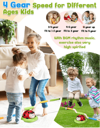 3in1 Musical Rotation Jump,Toss and Rocket Launcher - Toy Emporium