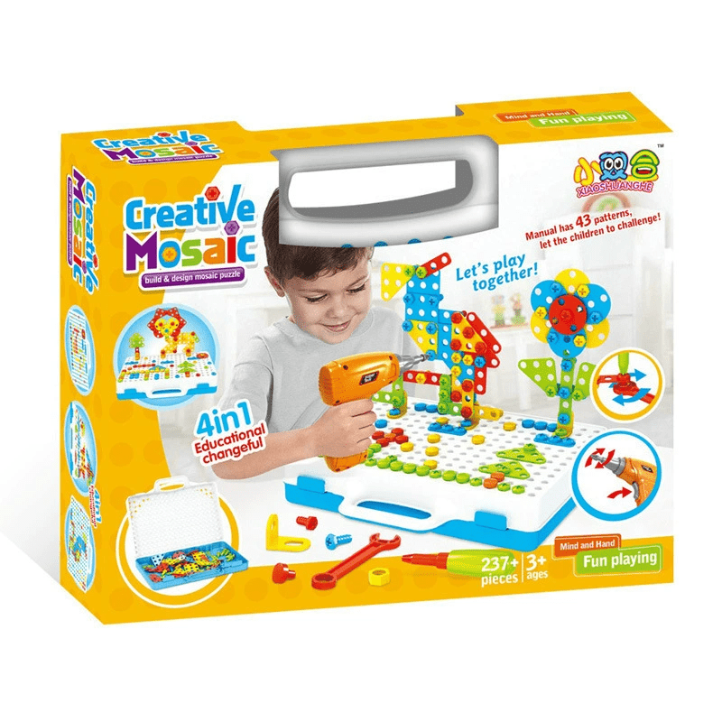 4in1 3D Mosaic Building Blocks - Toy Emporium