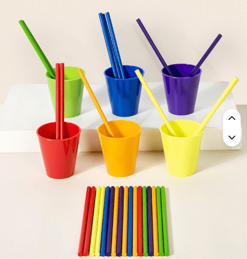 4in1 Colour Sorting Cups - Toy Emporium