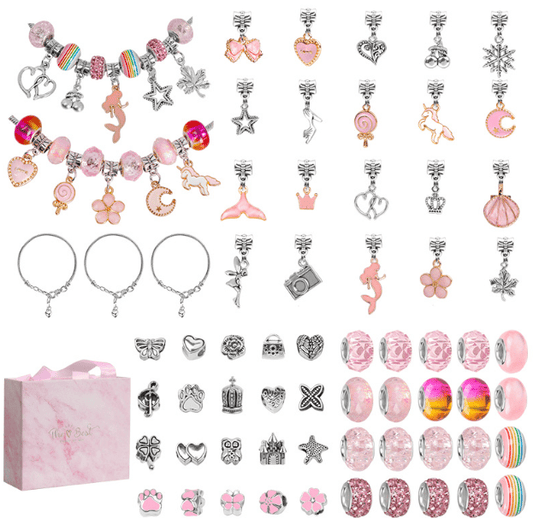 63 pc DIY Charm Bracelet Set - Toy Emporium