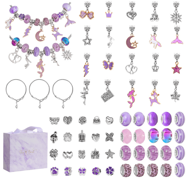 63 pc DIY Charm Bracelet Set - Toy Emporium