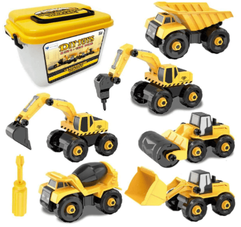 6in1 DIY Construction Vehicle Toy - Toy Emporium