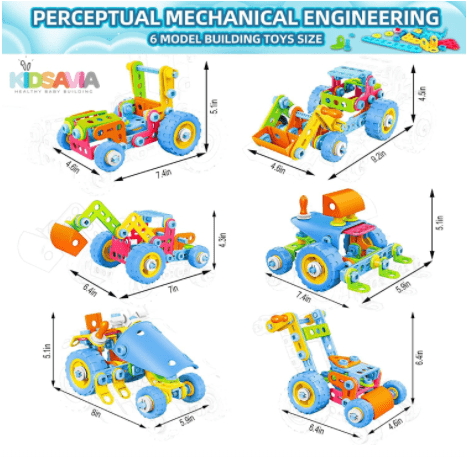 6in1 DIY STEM Vehicles (Tools Incld) - Toy Emporium