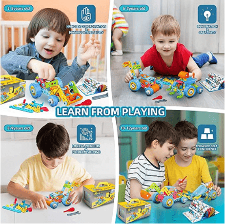 6in1 DIY STEM Vehicles (Tools Incld) - Toy Emporium