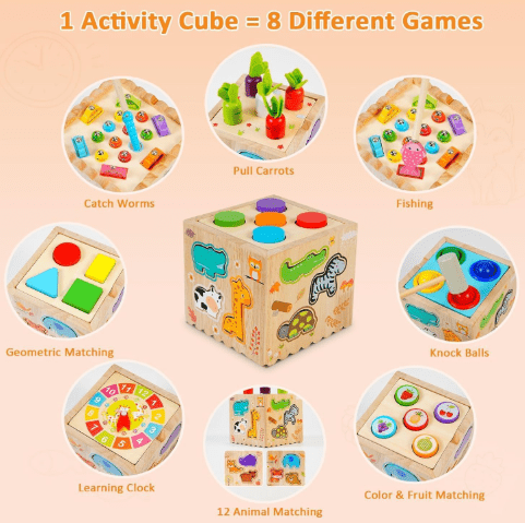 8in1 Activity Cube - Toy Emporium