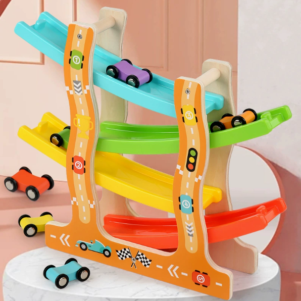 Wooden Car Slide
