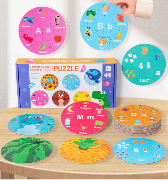 Alphabet and Number Puzzle - Toy Emporium