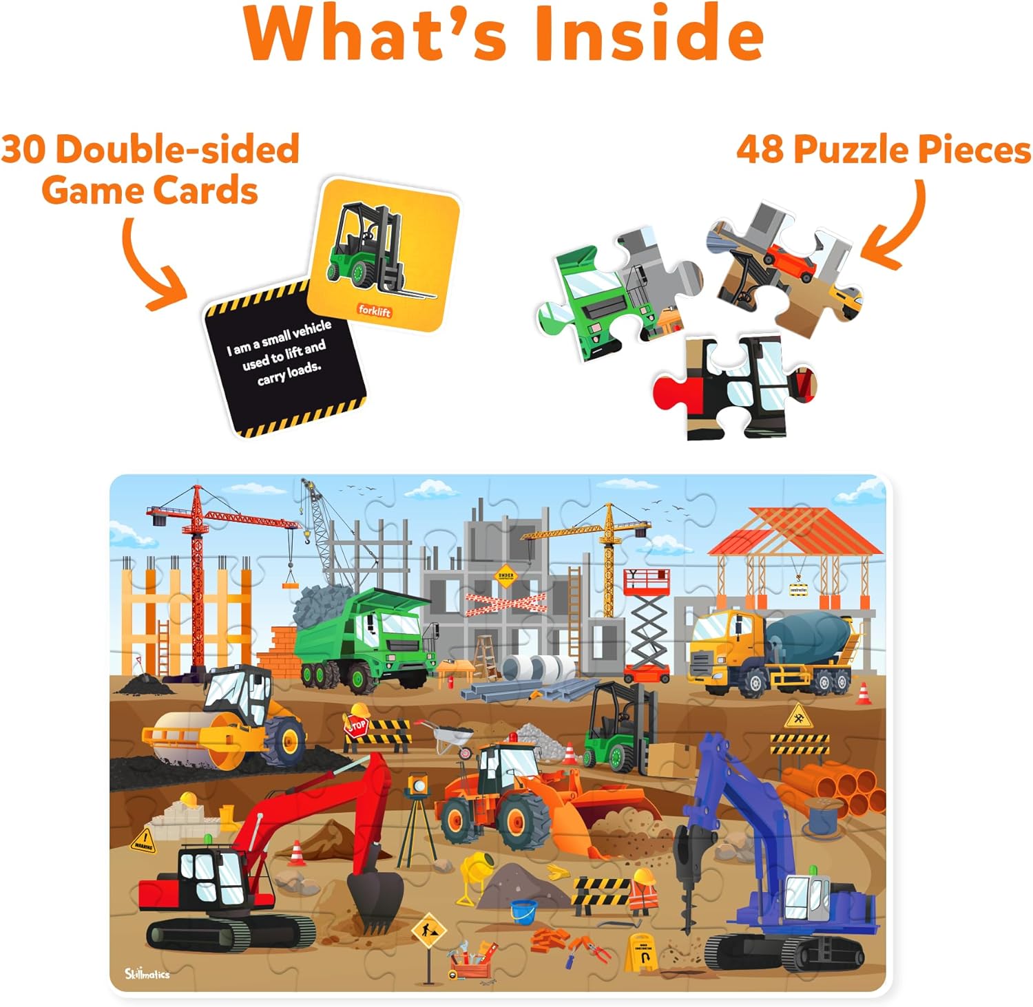 Floor Puzzle and Game - Construction Site - Toy Emporium