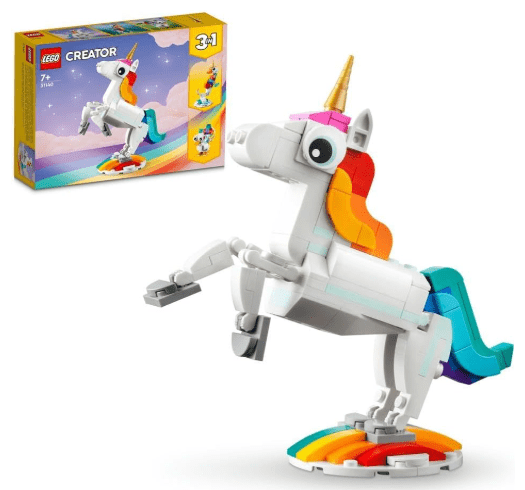 LEGO 31140 Creator 3 in 1 Magical Unicorn - Toy Emporium