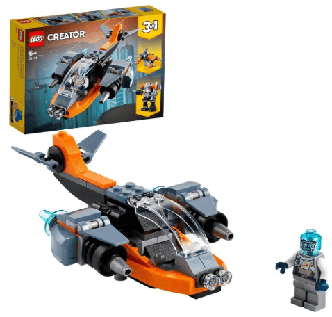 LEGO Creator 3in1 Cyber Drone (31111) - Toy Emporium