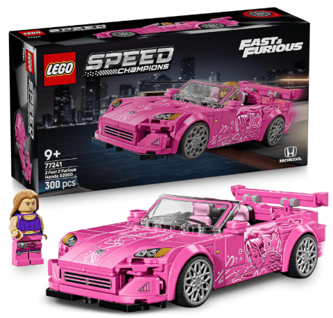 LEGO Speed Champions 2 Fast 2 Furious Honda S2000 - Pink Car - Toy Emporium