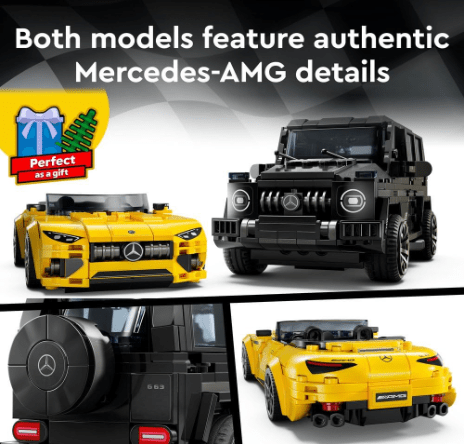 LEGO Speed Champions Mercedes - AMG G63 & Mercedes - AMG SL 63 - Toy Emporium