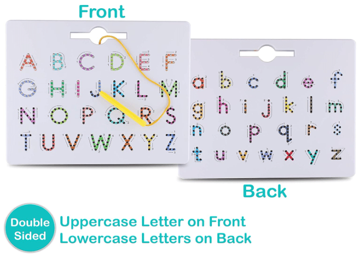 Magnetic Alphabet and Number Tracing Board - Toy Emporium