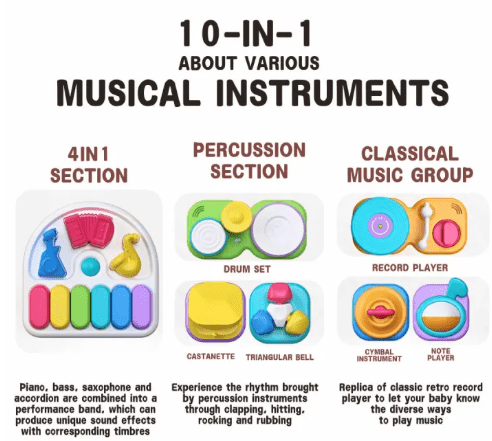 Musical Busy Board - Toy Emporium