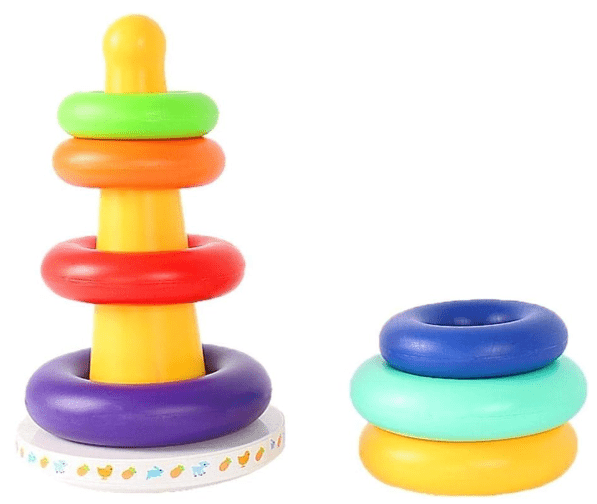 Musical Rainbow Stacking Ring - Toy Emporium