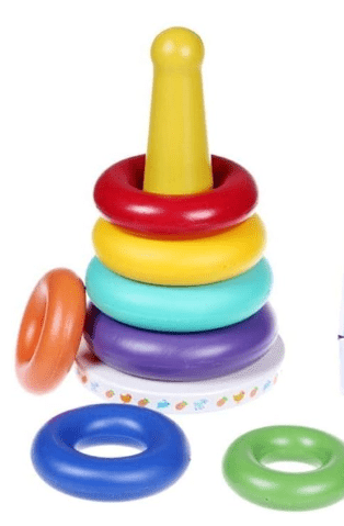 Musical Rainbow Stacking Ring - Toy Emporium