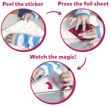 Peel and Press Foil Fun - Dress Up - Toy Emporium