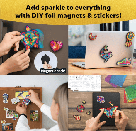 Peel and Press Foil Fun - Pretty Patterns - Toy Emporium