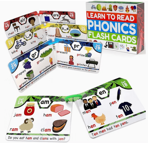 Phonics Flash Cards - Toy Emporium
