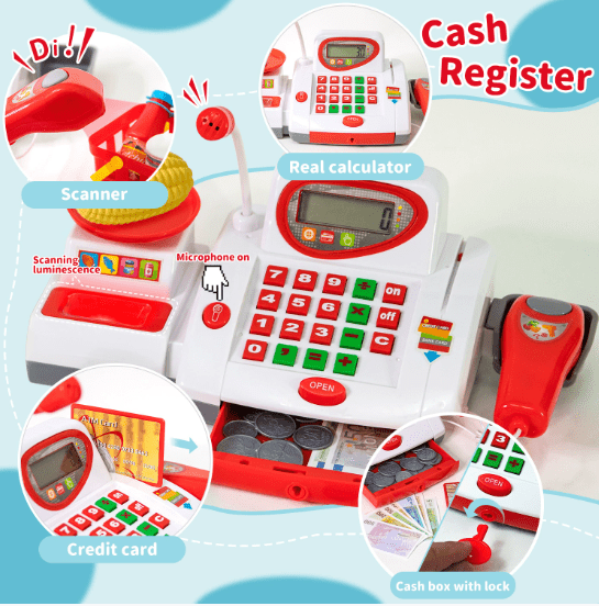 Pretend Cash Register - Toy Emporium