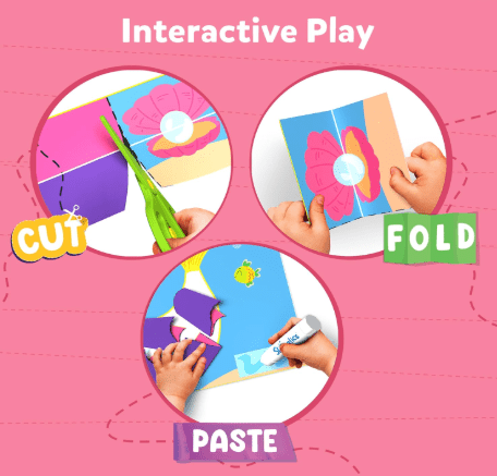 Scissor Skills Activity Book - Snip Snip Unicorn and Princess - Toy Emporium