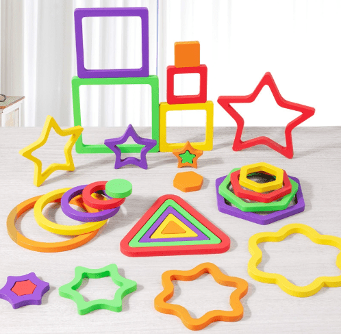 Shapes Stereo Puzzle - Toy Emporium