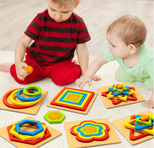 Shapes Stereo Puzzle - Toy Emporium