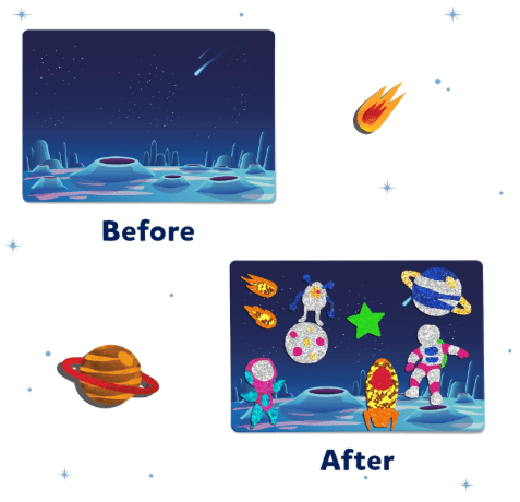 Skillmatics Foil Fun - Space - Toy Emporium