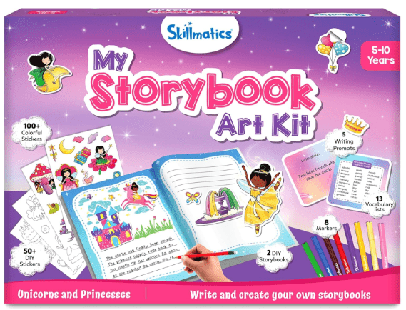 Storybook Art Kit - Unicorn & Princesses - Toy Emporium