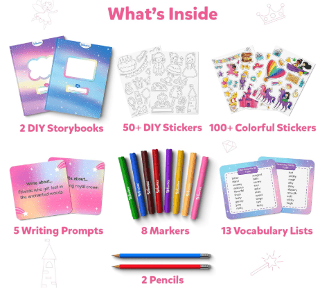 Storybook Art Kit - Unicorn & Princesses - Toy Emporium