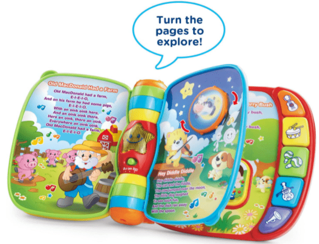 Vtech Musical Rhymes Book - Toy Emporium