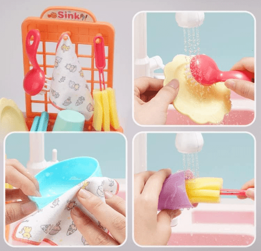 Water Sink Play Set with Stove - Toy Emporium