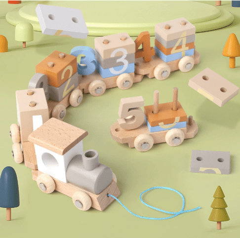 Wooden Number Train - Toy Emporium
